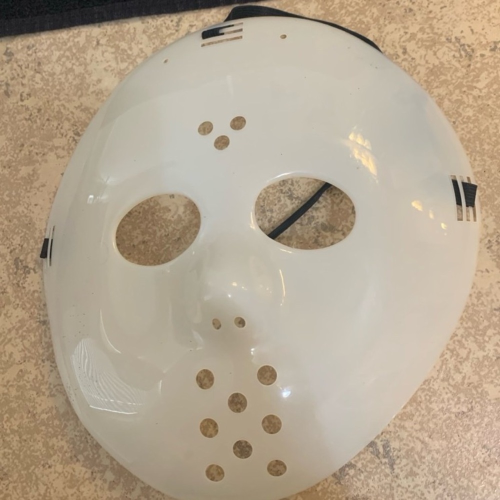 Friday The 13 Jason White Mask.